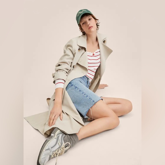 NWT Mango Parisian Striped Flower Shirt S - Picture 3 of 5